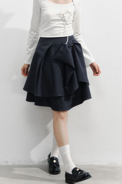 Vintage Bow Design Skirt