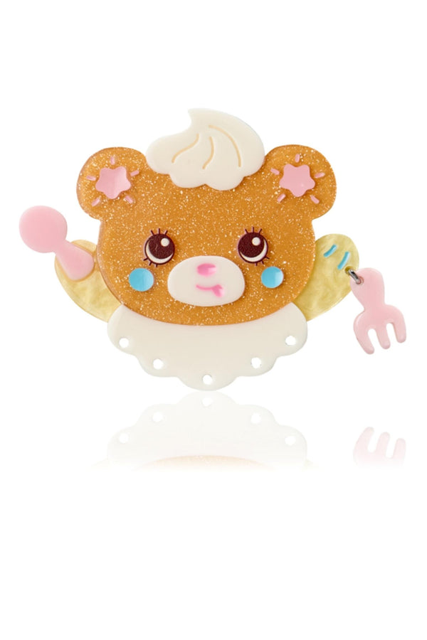 Honeydew Elephant Cream Acrylic Hairpin Edge Clip