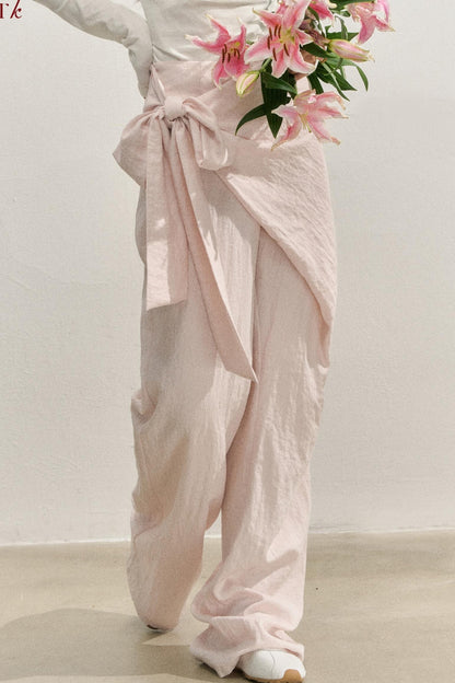 Pinke bequeme Schürzenhose