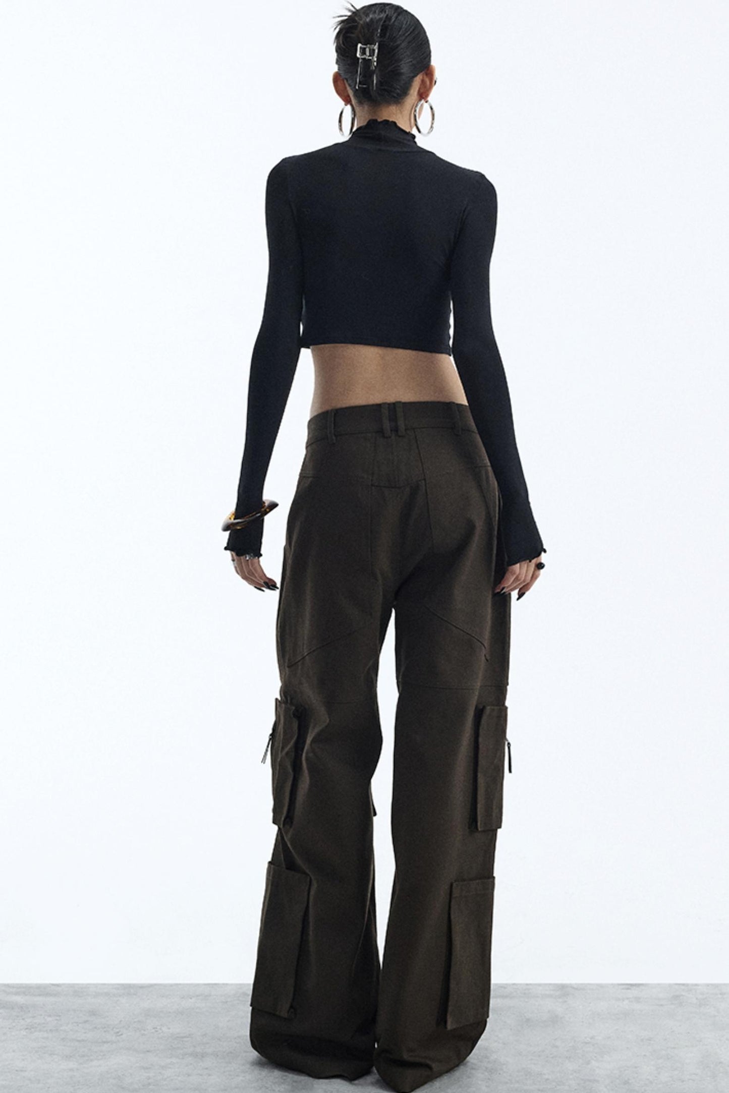 Black Turtleneck Top