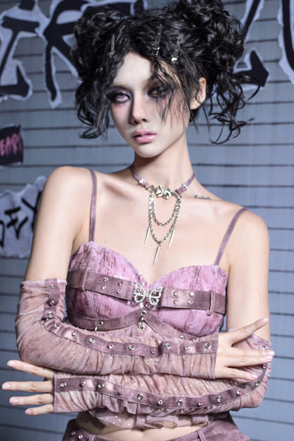 Subculture Pleated Long Sleeves