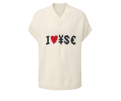 Street Two-Tone Knitted Vest