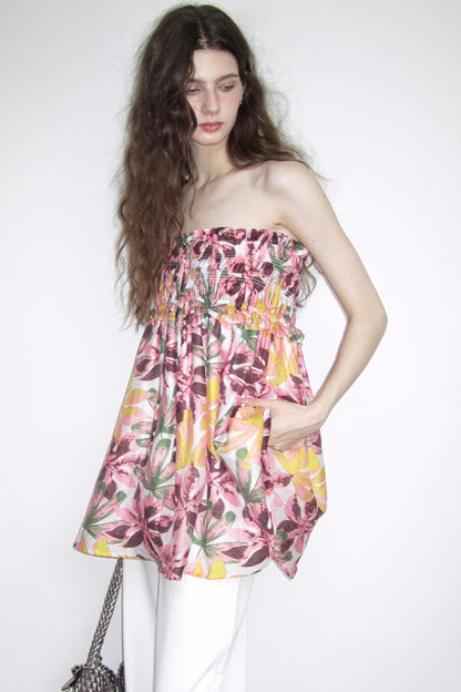 Vintage Garden Tencel Hemp Skirt