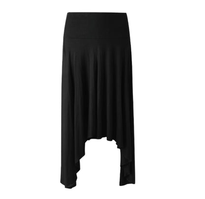 Black Draped Skirt