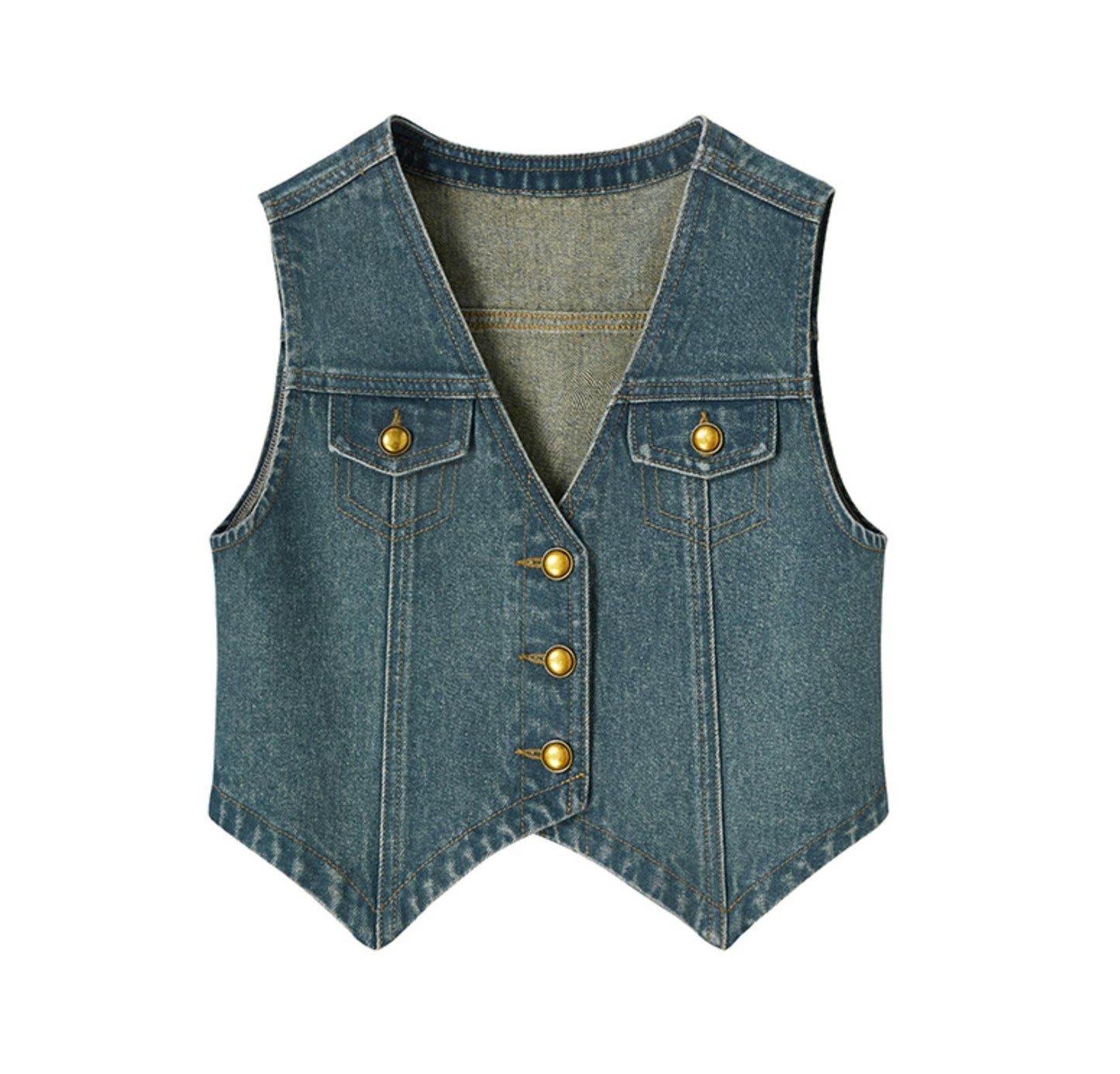 Vintage Denim Vest