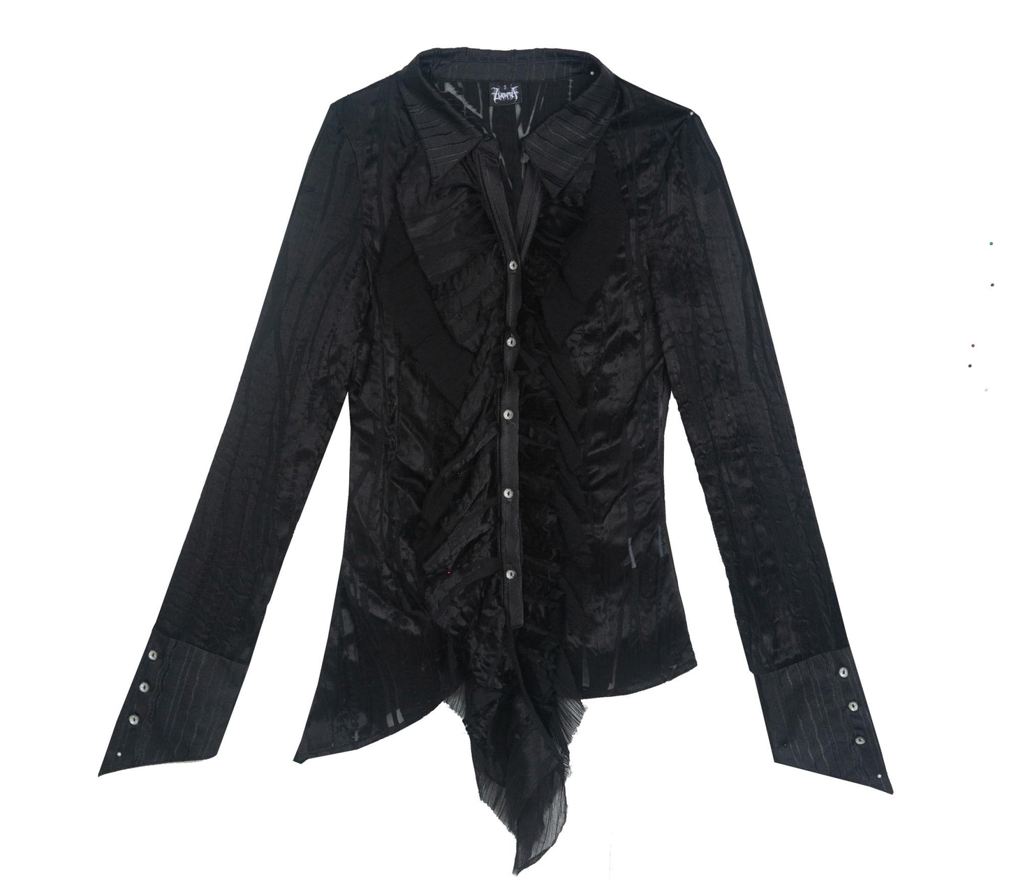 Vintage Ruffled Cardigan