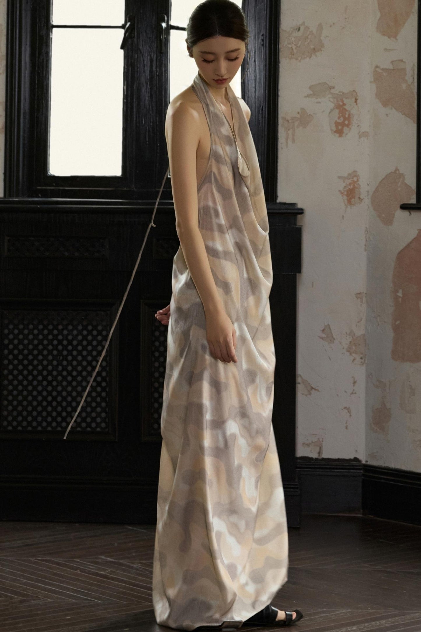 Moonlit Halterneck Dress