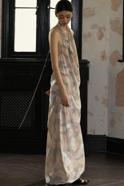 Moonlit Halterneck Dress