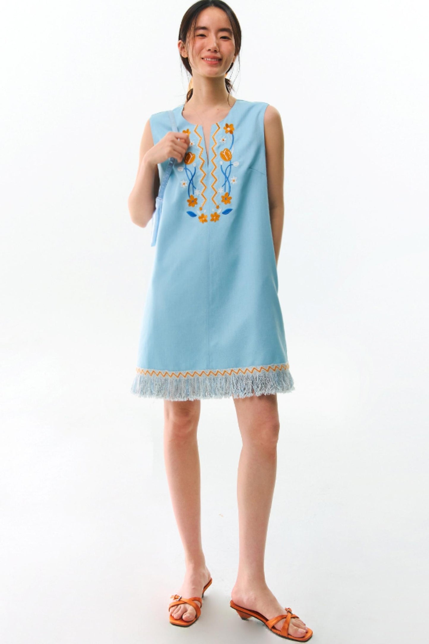 Tulip V-neck A-line Dress