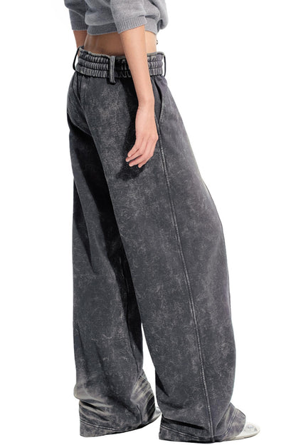 Volcano Wide-Leg Sweatpants