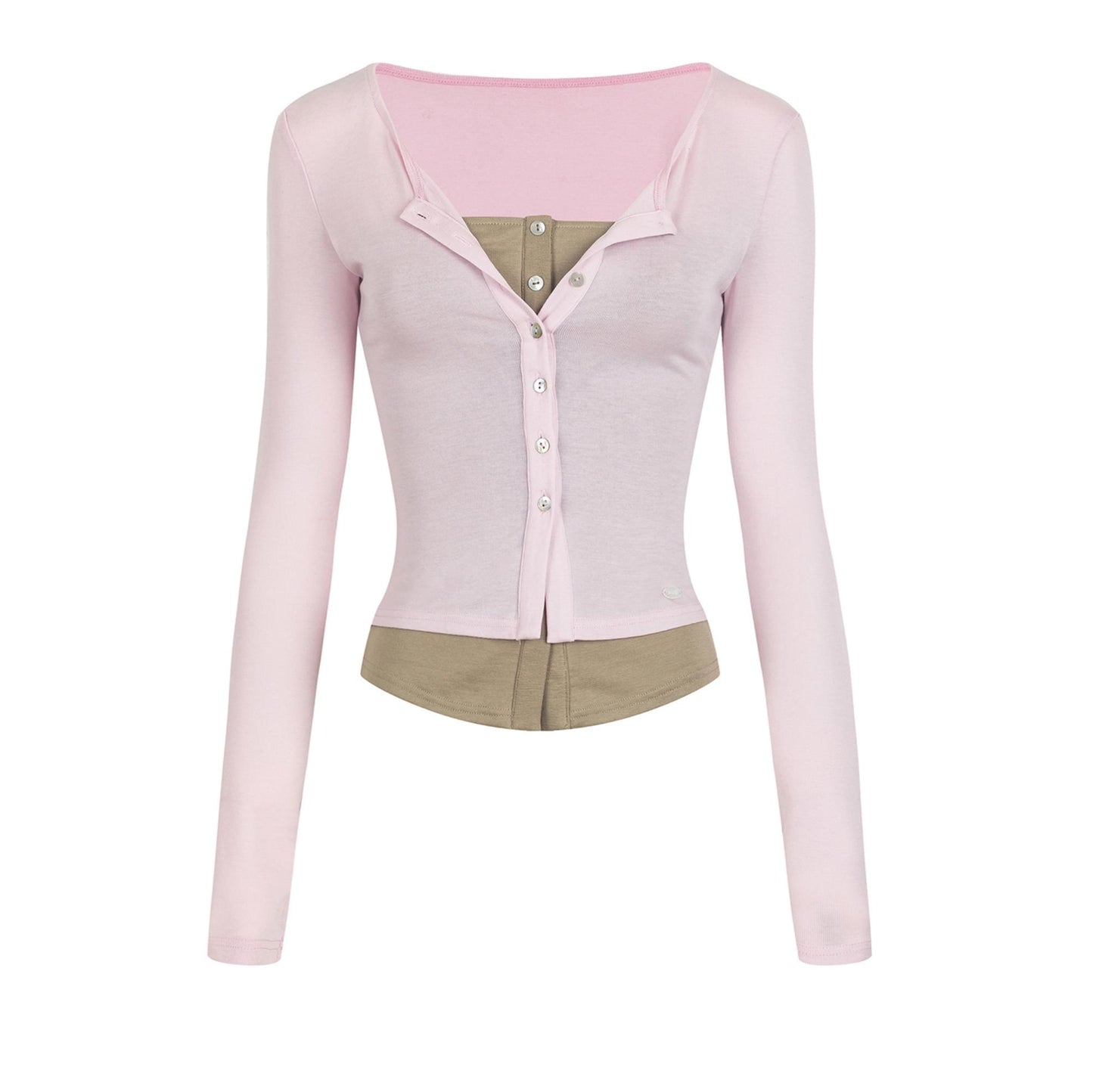 Color-Blocking Spice Girl Long Sleeve T-Shirt