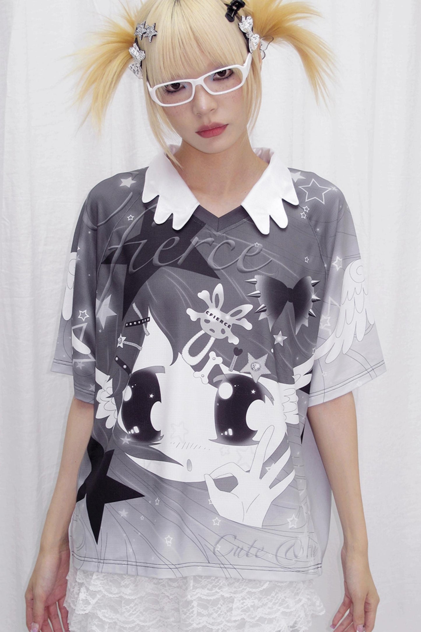 Printed Raglan Sleeve T-Shirt