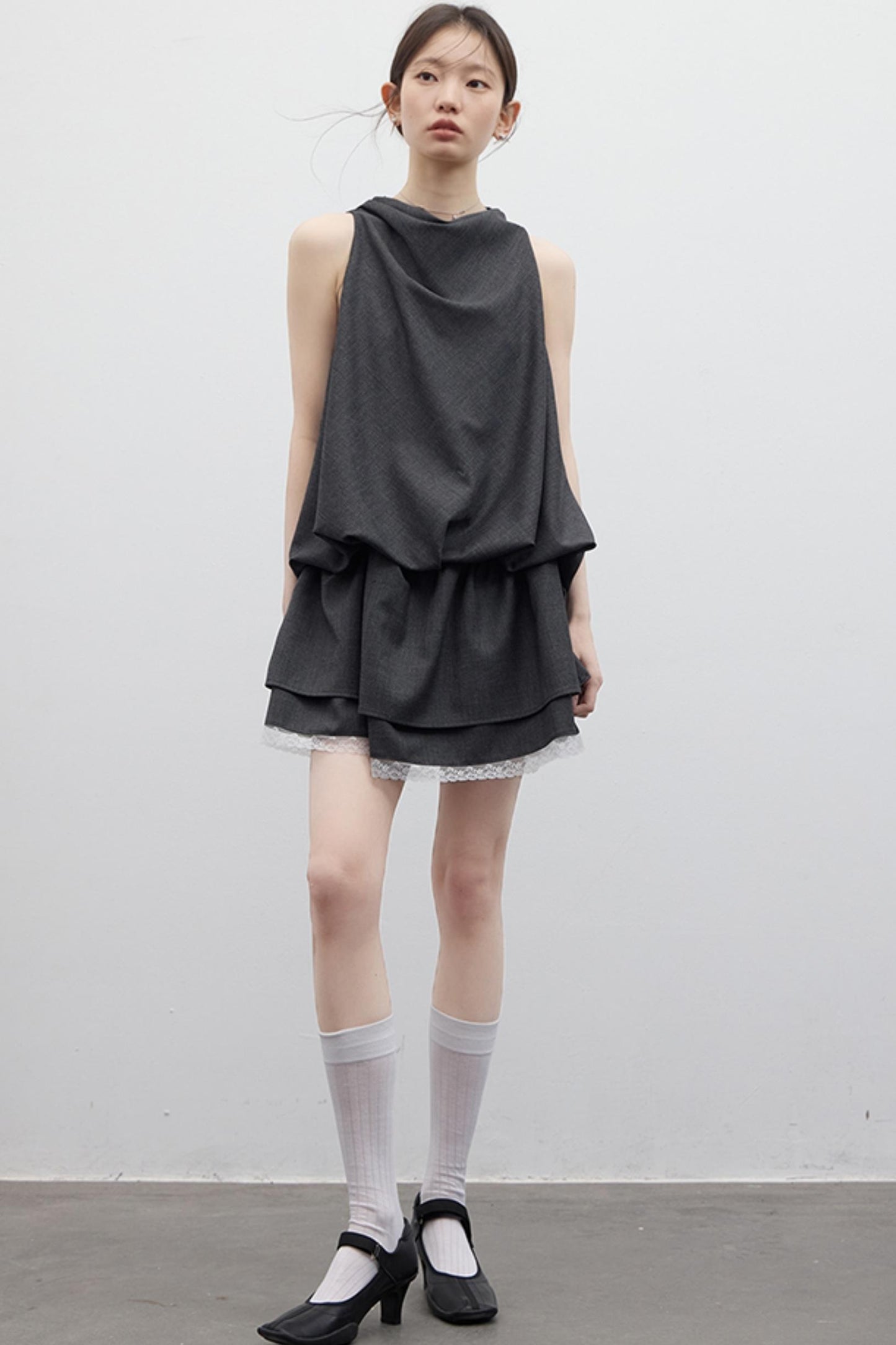 Draped Bubble Dress