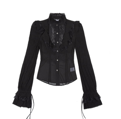 Chiffon Court Tunic Shirt