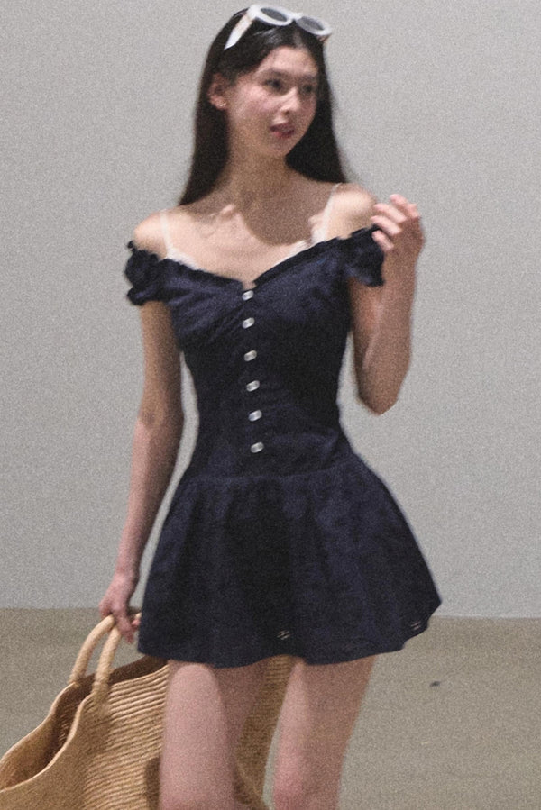 Throbbing Elation Cotton Skirt Dress