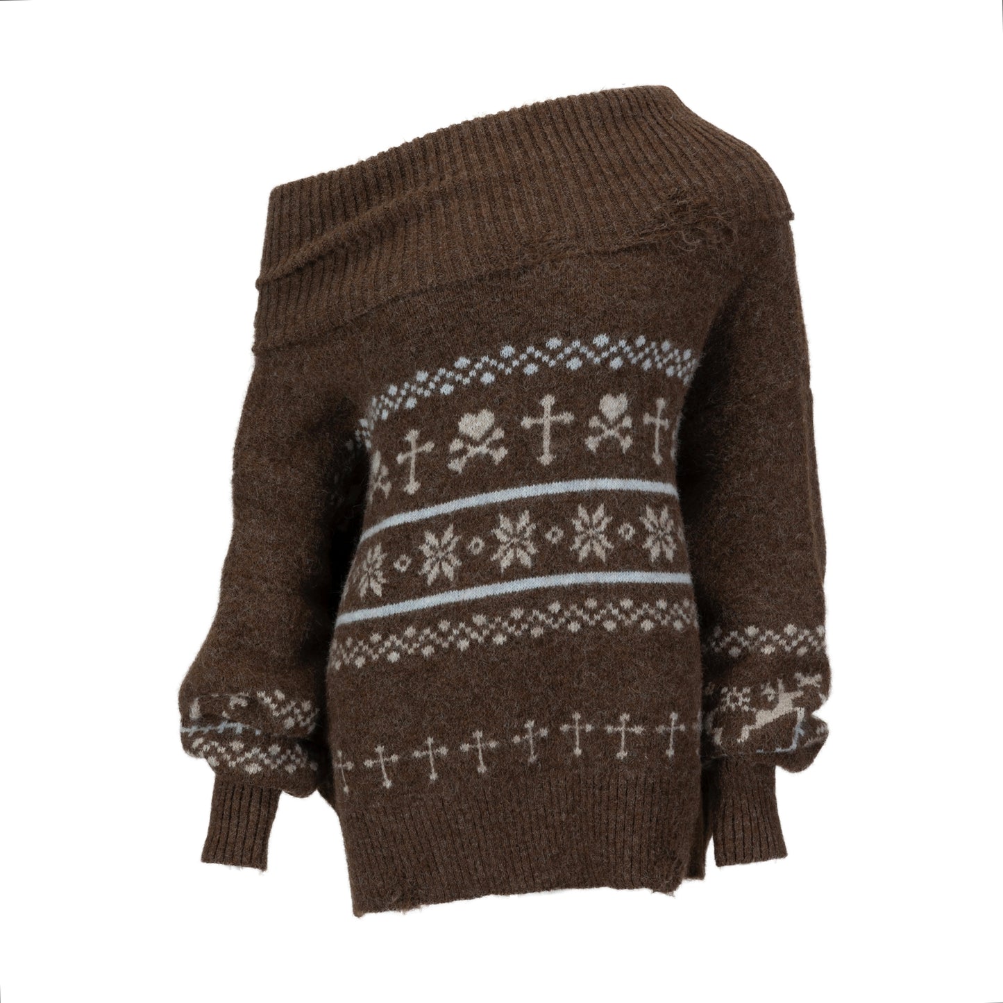 Fair Isle Vintage Sweater Top