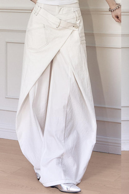 Yuan Sand Wide-Leg Pants
