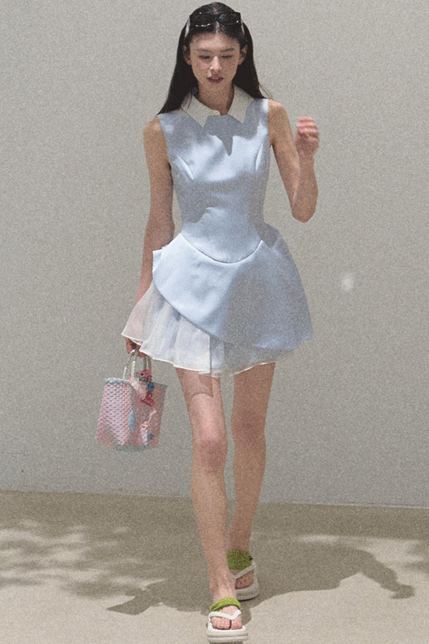 Stunning Choker-Style Saree Dress