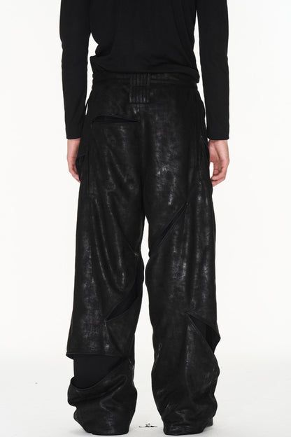 Deconstructed Casual Pants