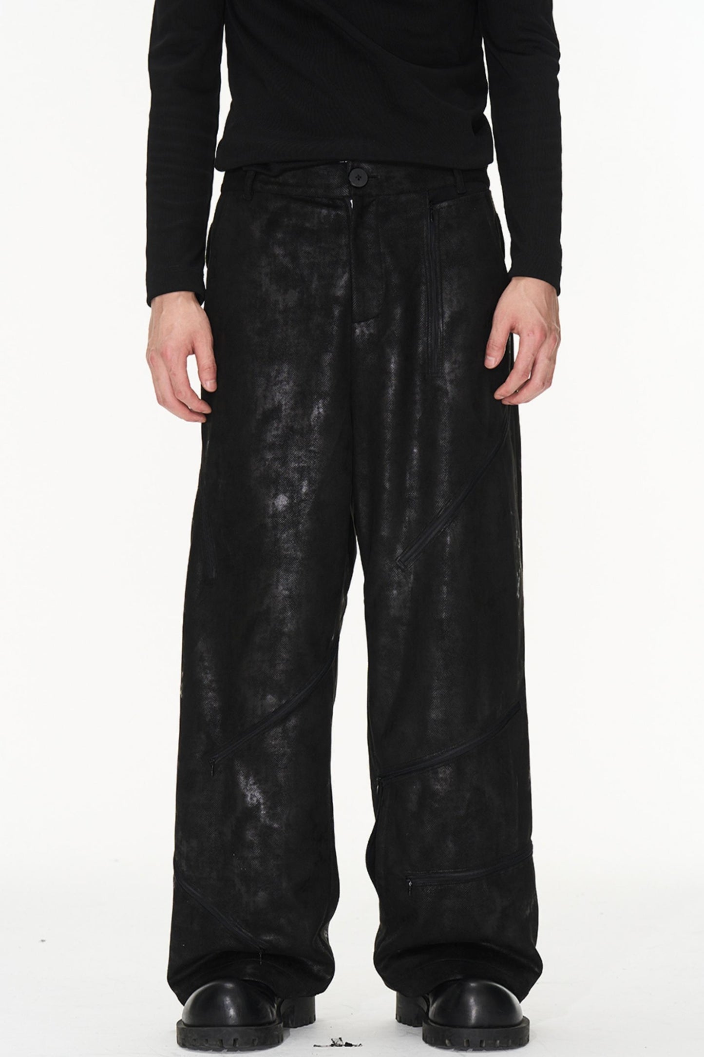 Deconstructed Casual Pants