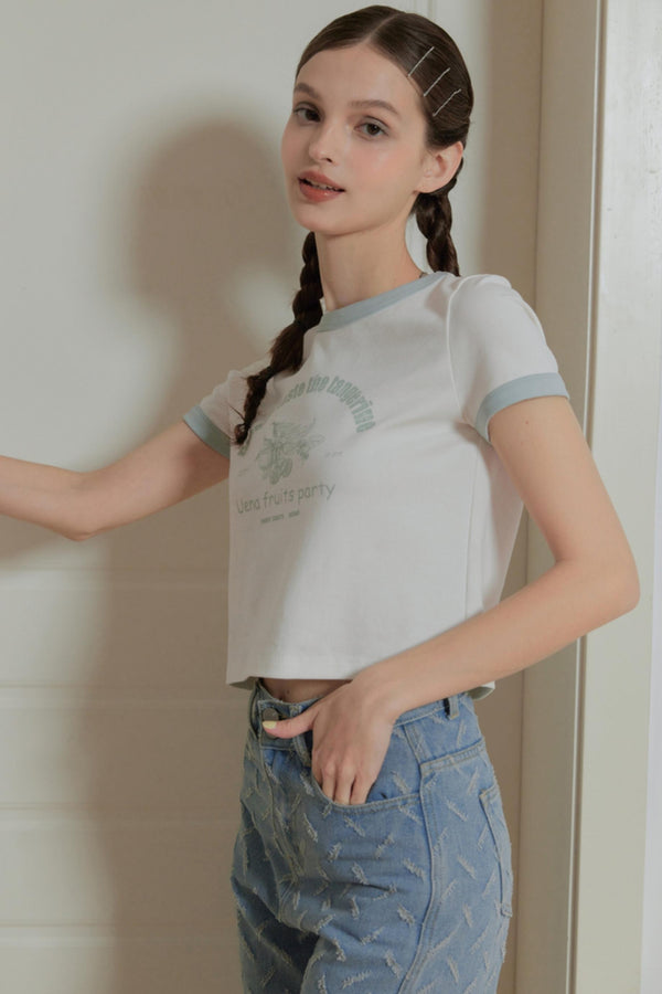 Fruit Print Tee
