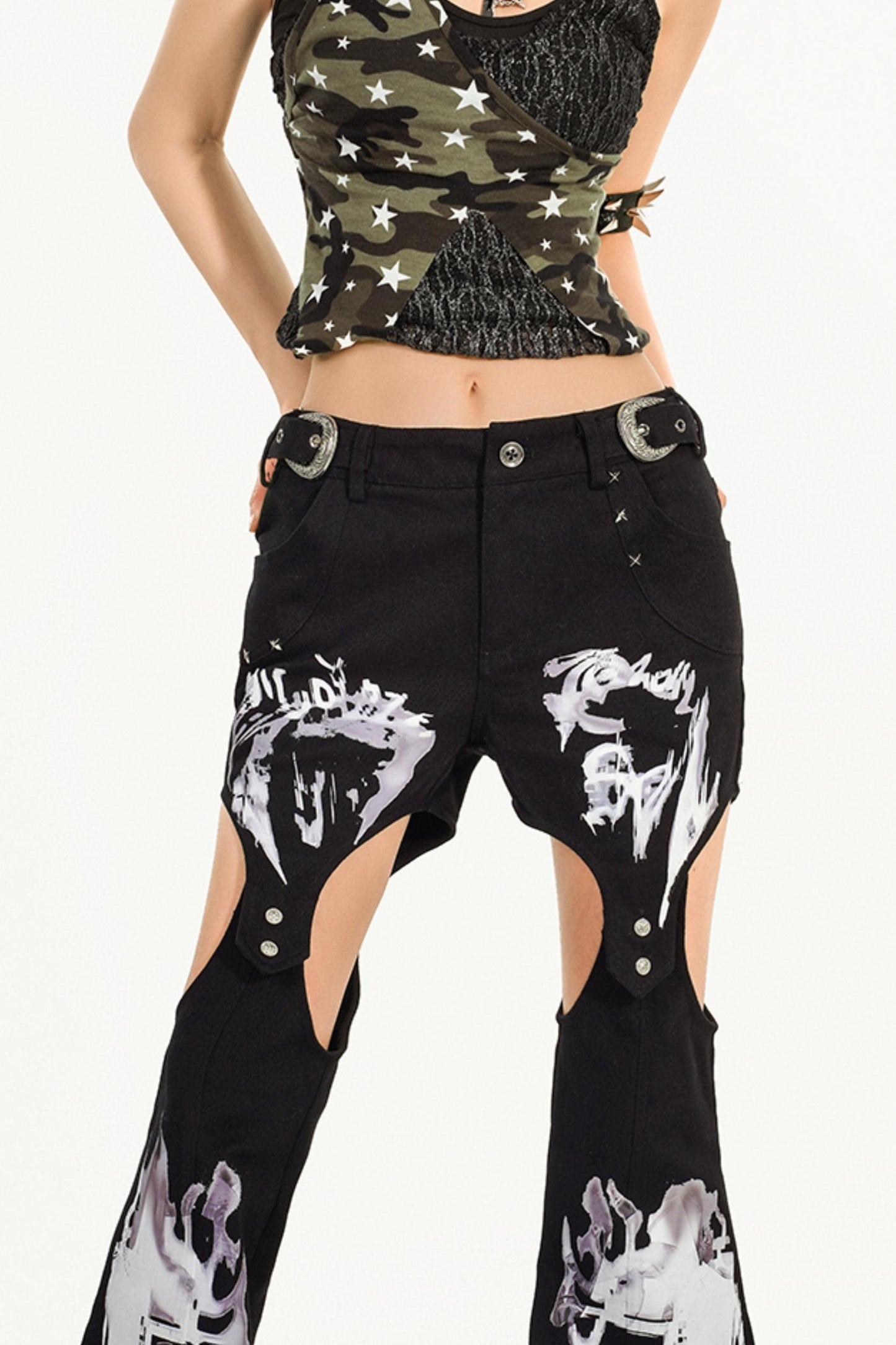 Spicy Flared Street Jeans