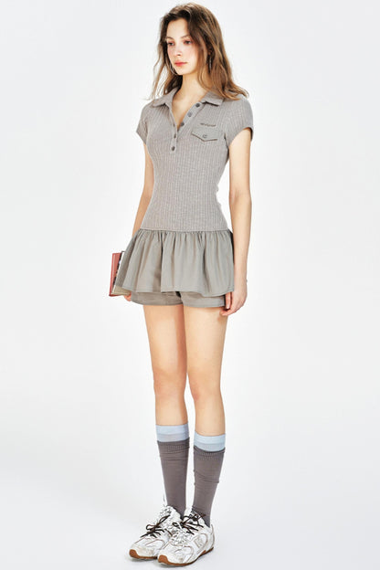 Patchwork Tennis Dress