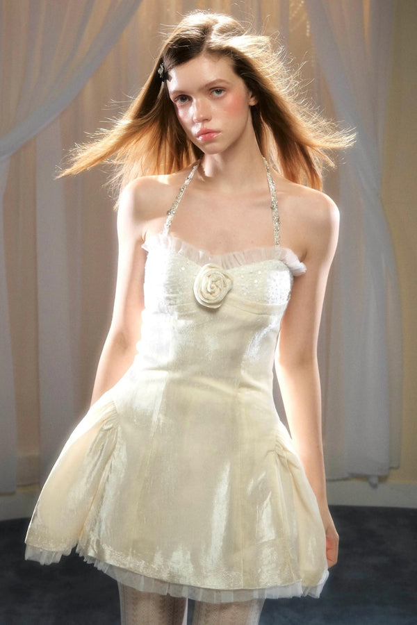 Velvet Sequin Princess Dress