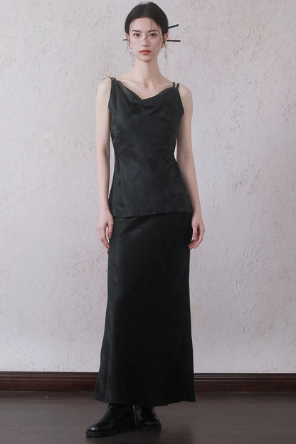 Modern Han-Inspired Suspender Skirt Set-Up