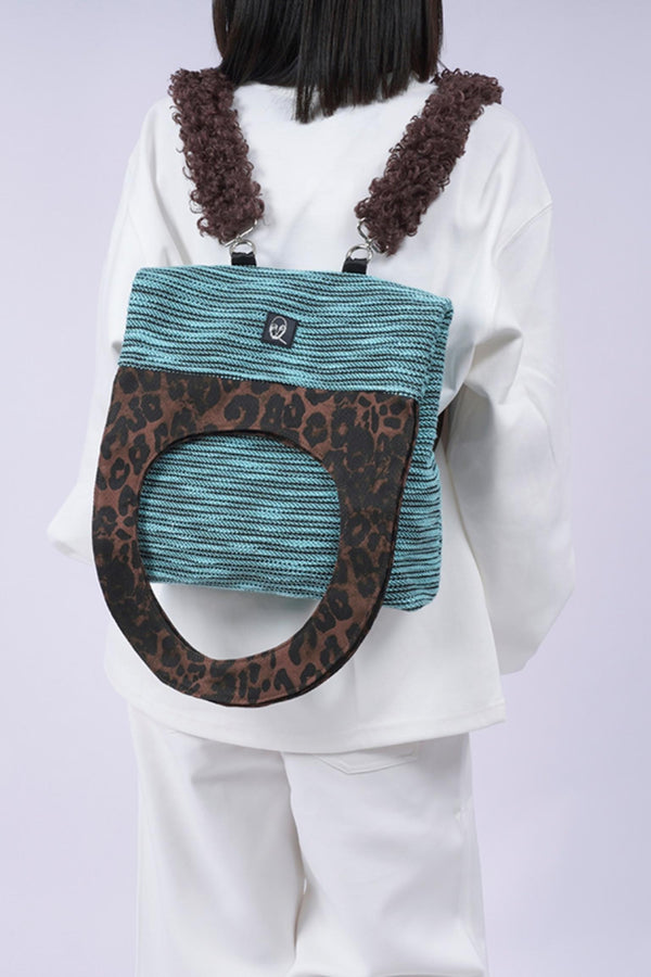 Leopard Fur Shoulder Bag