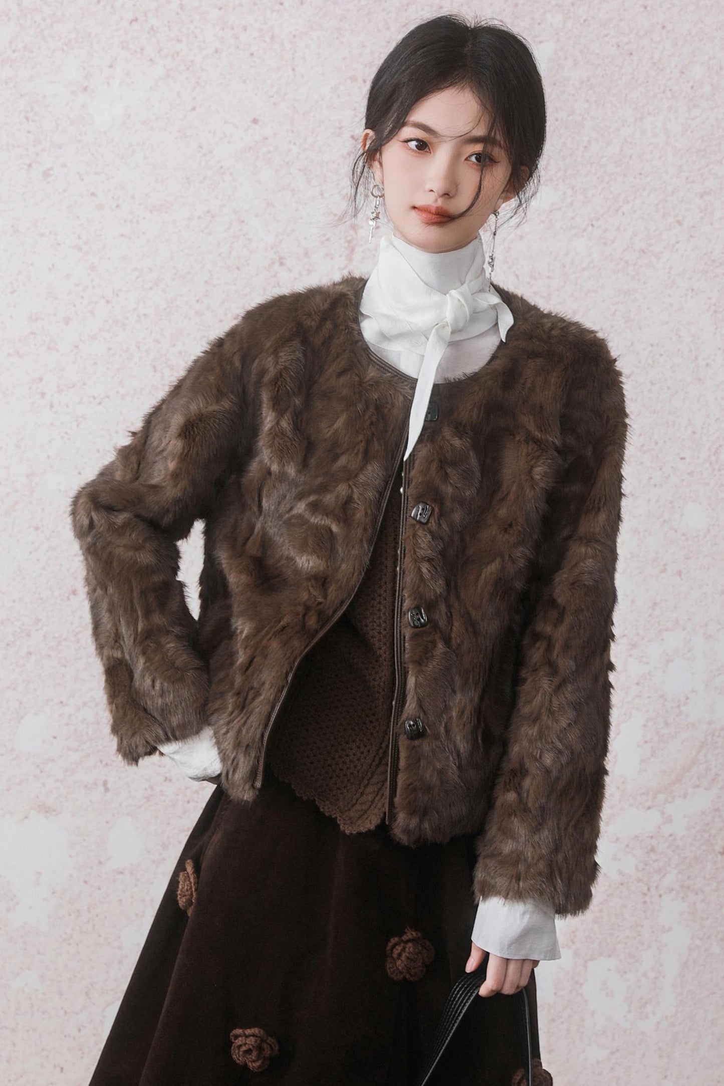 Eco-Friendly Fur Jacket