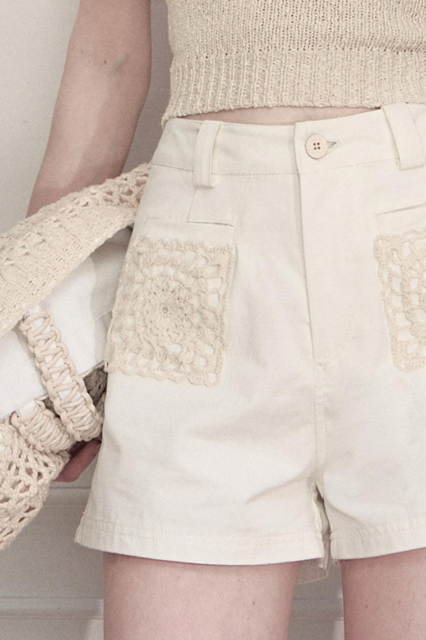 Rosebud High-Waist Shorts