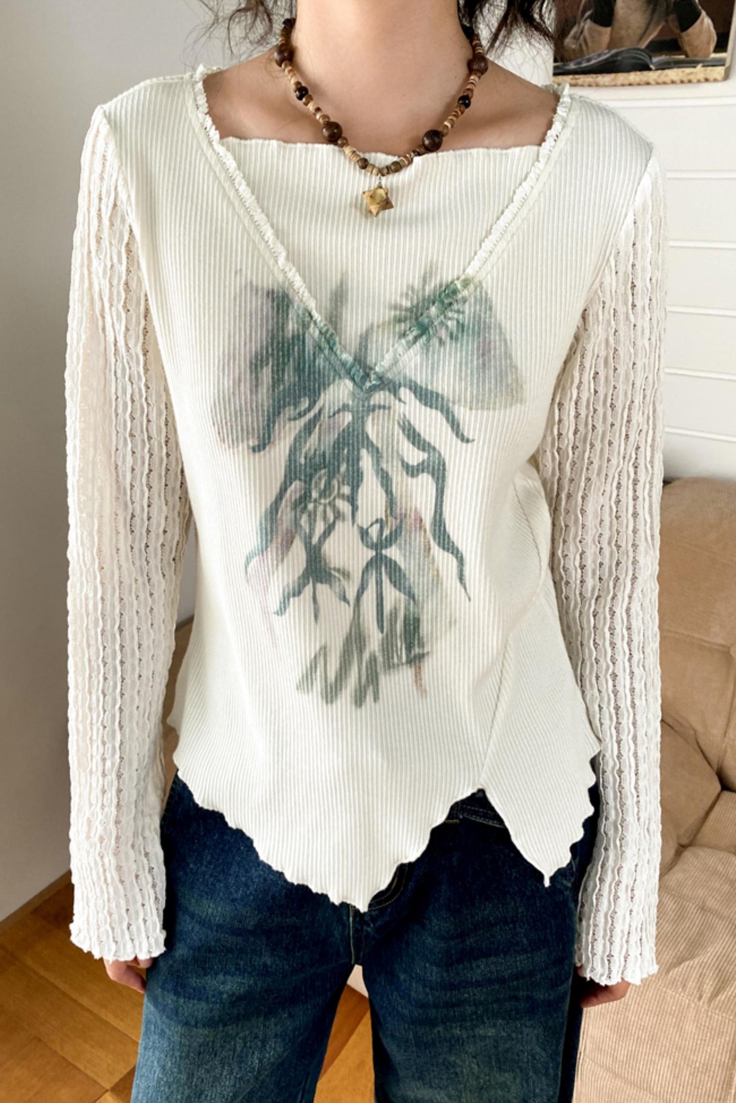 Rain Forest Long Sleeve Top