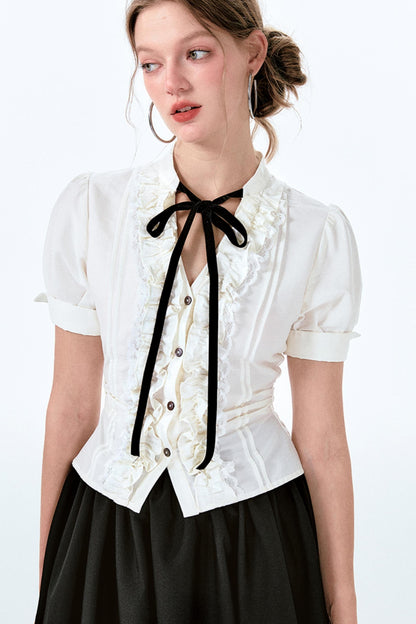 Charm Bow-Waist Bustier Set-Up