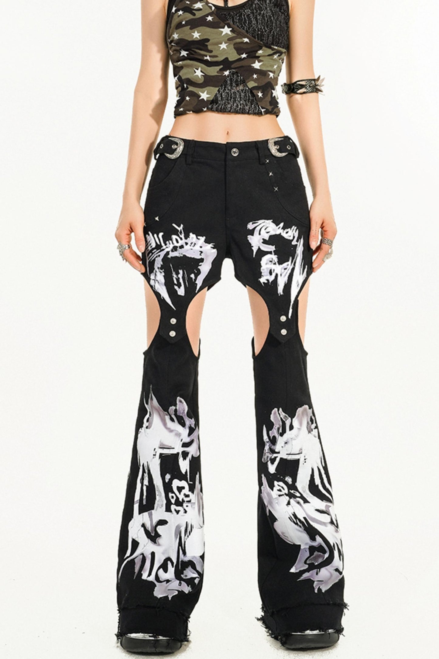 Spicy Flared Street Jeans