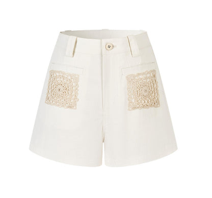 Rosebud High-Waist Shorts