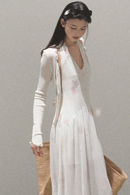 Serene Summers Halter Dress