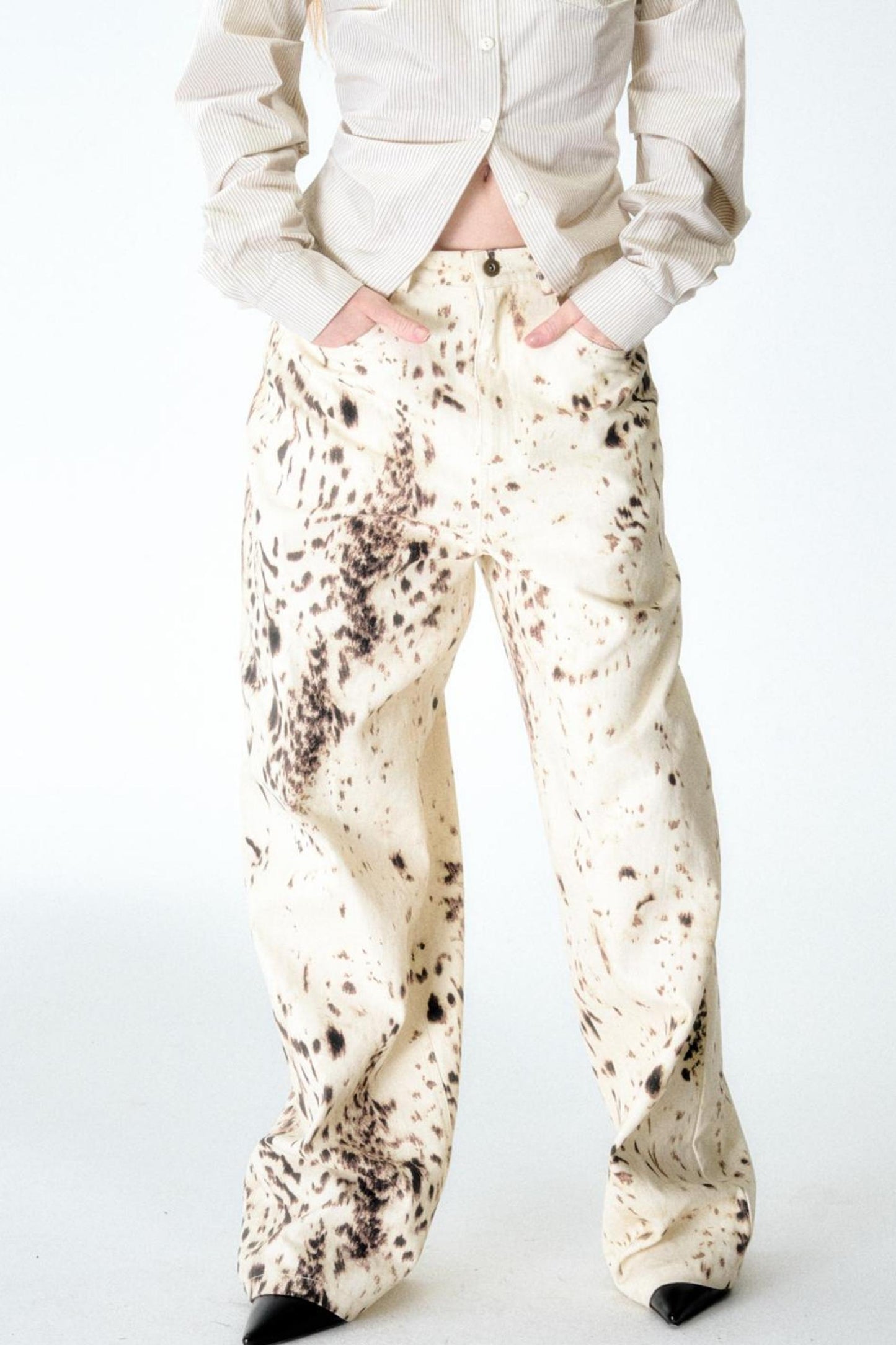 Wild Spice Wide-Leg Jeans