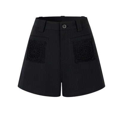 Rosebud High-Waist Shorts