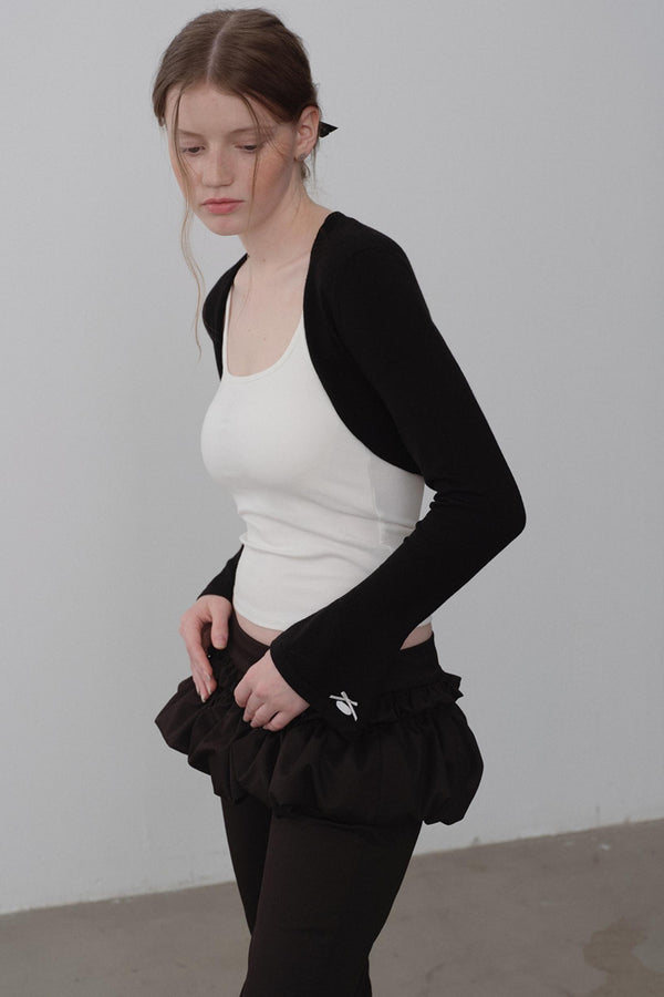 Cozy Merino Wool Flare Sleeve Cardigan