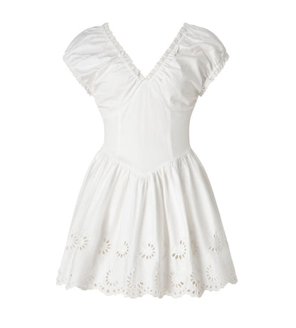 Vintage Pleated A-Line Dress