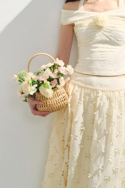 Lace One-Shoulder Top