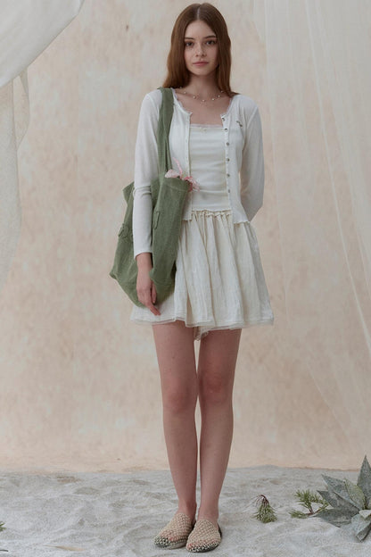 Cozy Knit Cardigan & Camisole Set