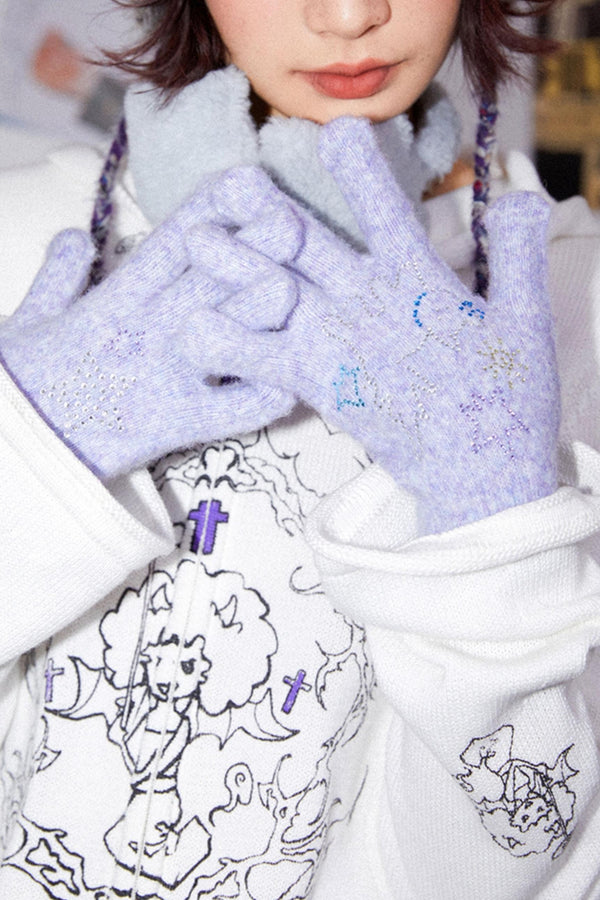 Meow Party Cozy Gloves