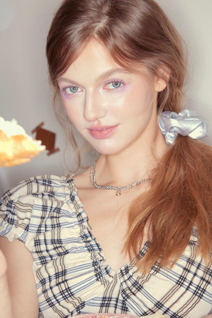 Vintage Pleated A-Line Dress