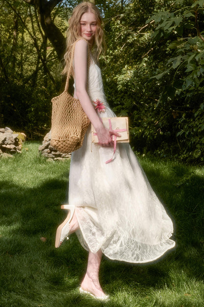 Sparkling Lace Fairy Gown Dress