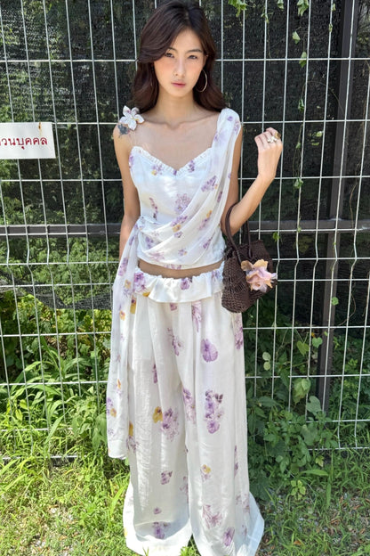 Breeze Chiffon Wide Leg Set-Up