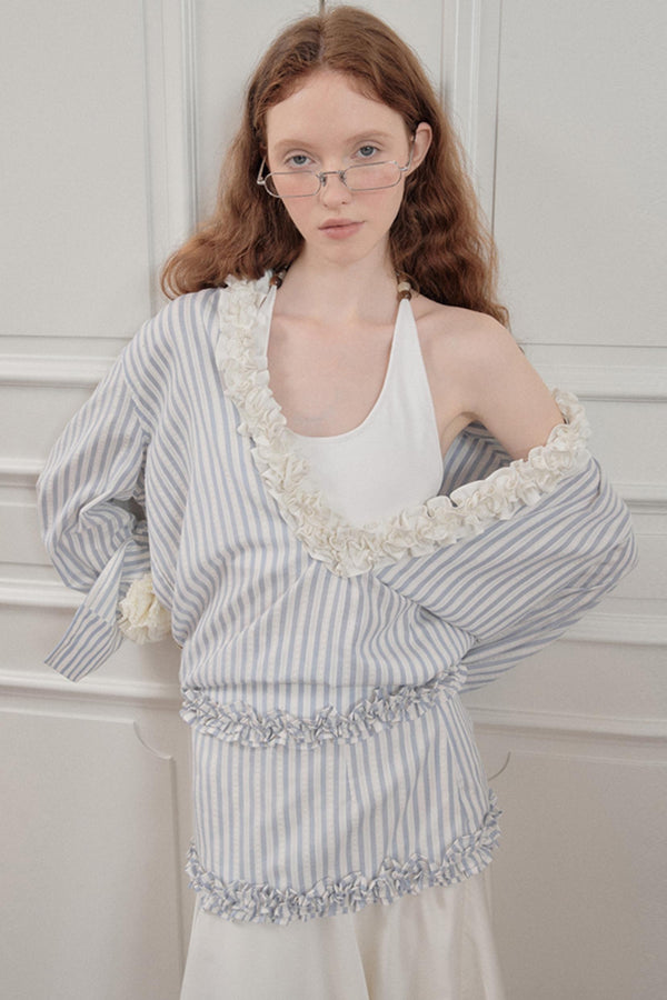 Wandering Striped Blouse