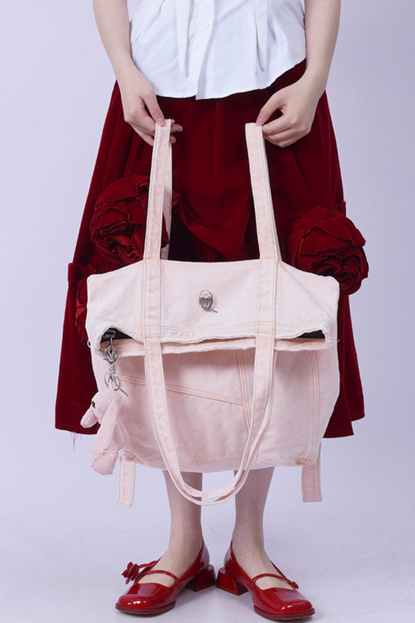 Original Pink Denim Bag