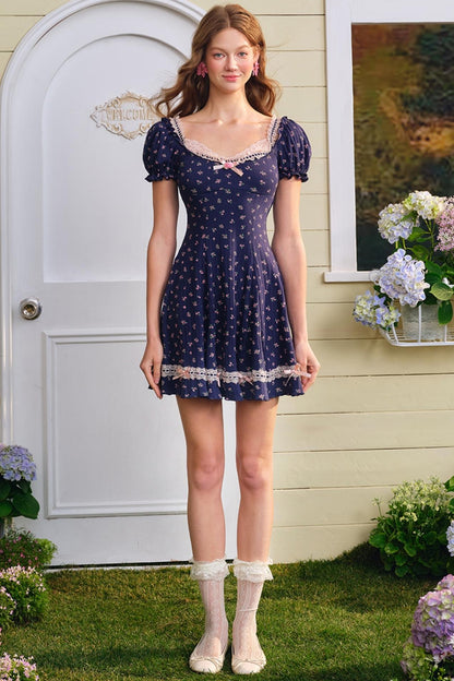 Lavender Halter Mini Dress